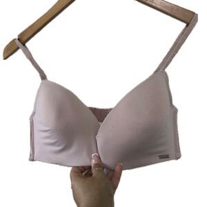 Nautica Intimates Nude Beige Seamless Padded Wireless Bra 36C